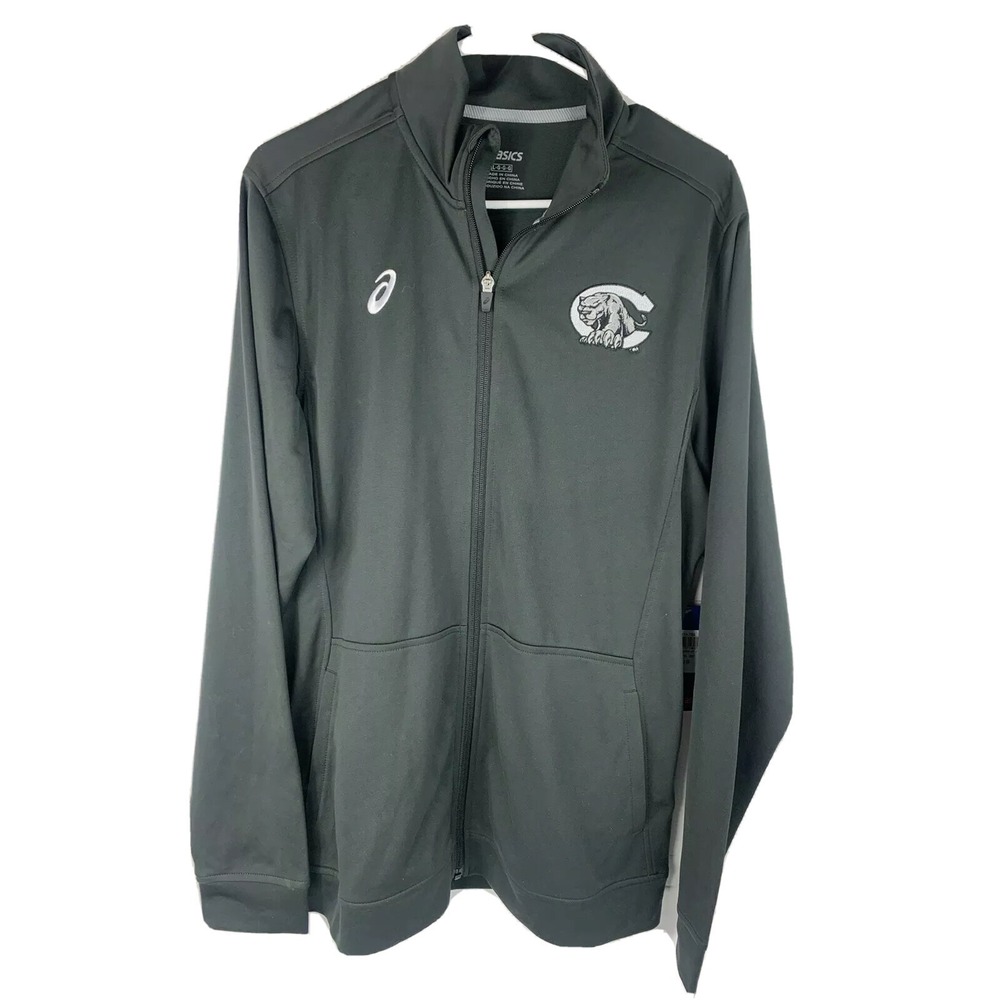 NWT Asics Unisex Large‎ Wildcats Centralia School Full Zip Long Sleeve Jacket